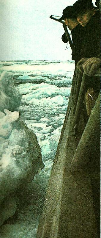 unknow artist dar vanliga fartyg skulle ha fastnat i isen kunde roosevelt bryta sig fram utan risk genom smiths sund China oil painting art